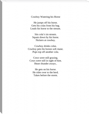 Cowboy Watering his Horse by Pixiedust (best books to read in life txt) 📕 - American Library Books 📚 Read (28910) Books Online Free