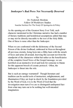 Innkeeper's Bad Press Undeserved by Frederick Meekins (dark academia books to read txt) 📕 - American Library Books 📚 Read (28910) Books Online Free