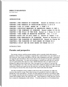 BIBLE PARADOXES by glennpease (most popular ebook readers txt) 📕 - American Library Books 📚 Read (28910) Books Online Free