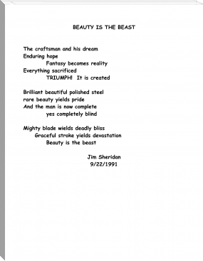 Beauty is the Beast by Jim Sheridan (ebook reader TXT) 📕 - American Library Books 📚 Read (28910) Books Online Free