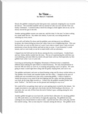 In Time... by Barry F. Yancosek (ebook reader browser .TXT) 📕 - American Library Books 📚 Read (28910) Books Online Free