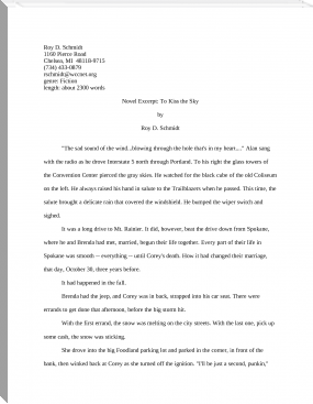 To Kiss the Sky, excerpt by Roy Schmidt (classic novels for teens txt) 📕 - American Library Books 📚 Read (28910) Books Online Free