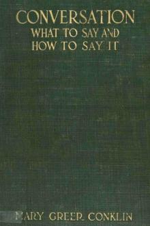 Conversation by Mary Greer Conklin (best book club books of all time .TXT) 📕 - American Library Books 📚 Read (28910) Books Online Free