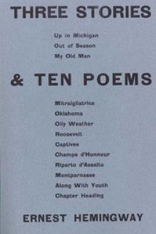 Three Stories &amp; Ten Poems by Ernest Hemingway (best ereader for students txt) 📕 - American Library Books 📚 Read (28910) Books Online Free