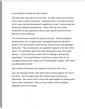 A New Ending To Scorpia by Jake Hayford (great novels of all time .txt) 📕 - American Library Books 📚 Read (28910) Books Online Free