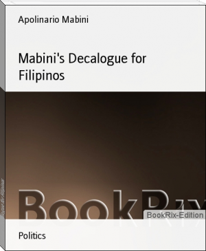 Mabini's Decalogue for Filipinos by Apolinario Mabini (spanish books to read TXT) 📕 - American Library Books 📚 Read (28910) Books Online Free