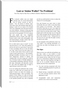 Lost or Stolen Wallet?  No Problem! by Emma Li (books under 200 pages .TXT) 📕 - American Library Books 📚 Read (28910) Books Online Free